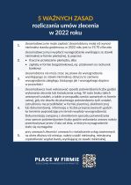 5 ważnych zasad rozliczania umów zlecenia w 2022 roku